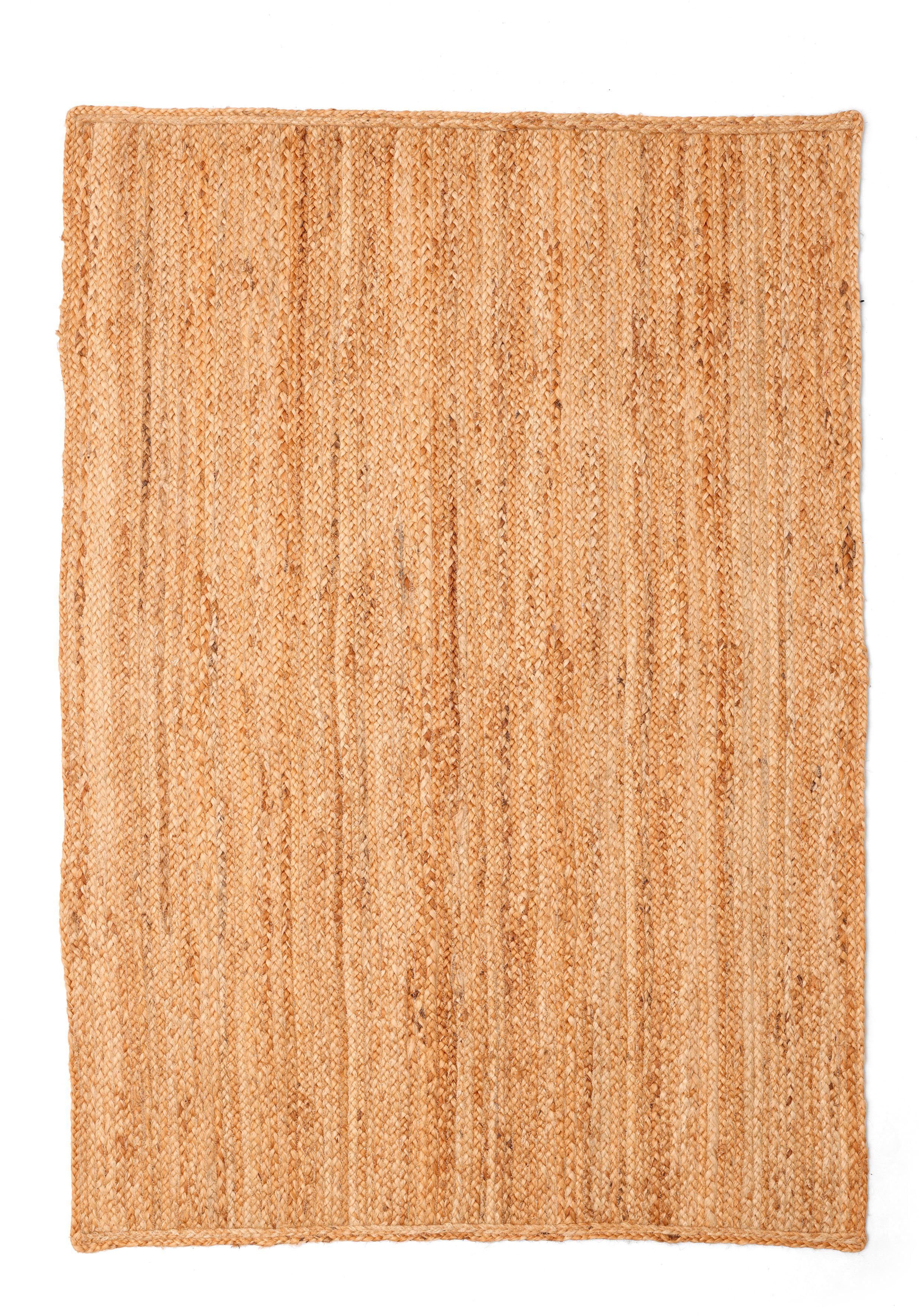Teppich Lola, Myflair Möbel & Accessoires, rechteckig, Höhe: 10 mm, Wendeteppich, handgeflochten, Naturfaser, Boho-Style, Wohnzimmer