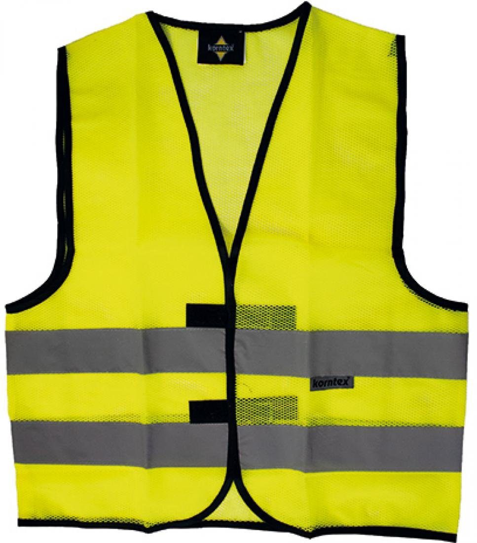 Warnweste Herren Mesh-Weste mit Reflektoren