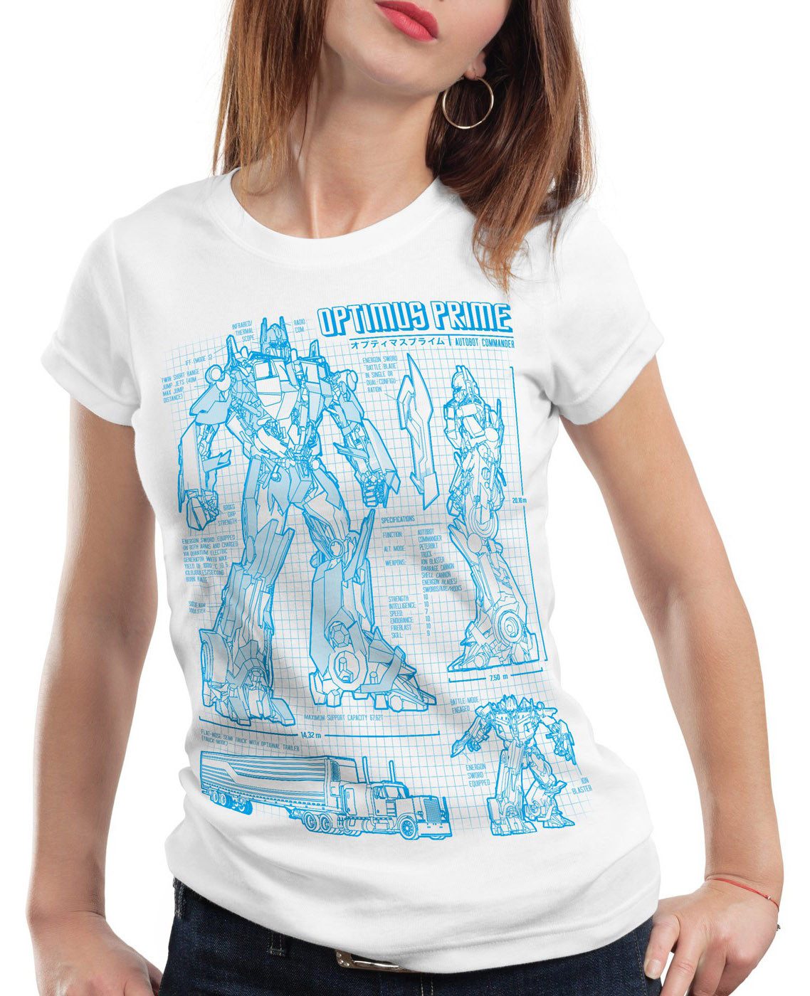 style3 T-Shirt Optimus Prime blaupause autobot günstig online kaufen