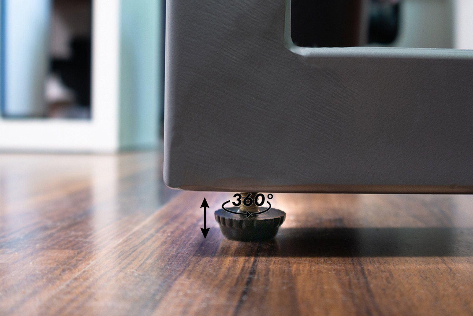 SAM® Baumkantentisch Brosna, Akazienholz, Baumkante, nuss, Metallgestell U-Form