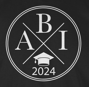 Shirtracer T-Shirt Abi 2024 Hipster X Abitur & Abschluss 2024 Geschenk