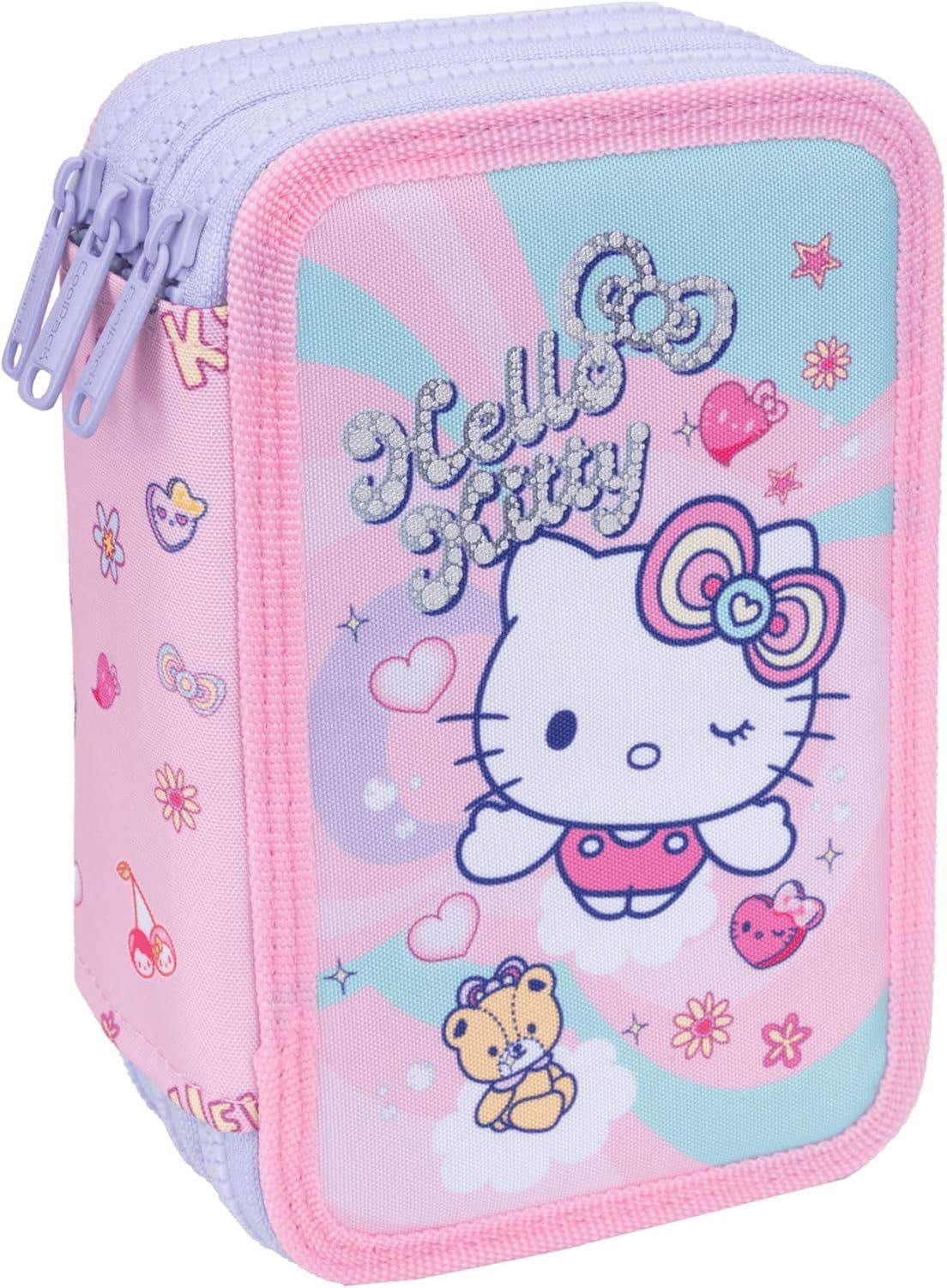 CoolPack Schulranzen CoolPack Hello Kitty Schulmäppchen JUMPER 3 gefüllt Pink