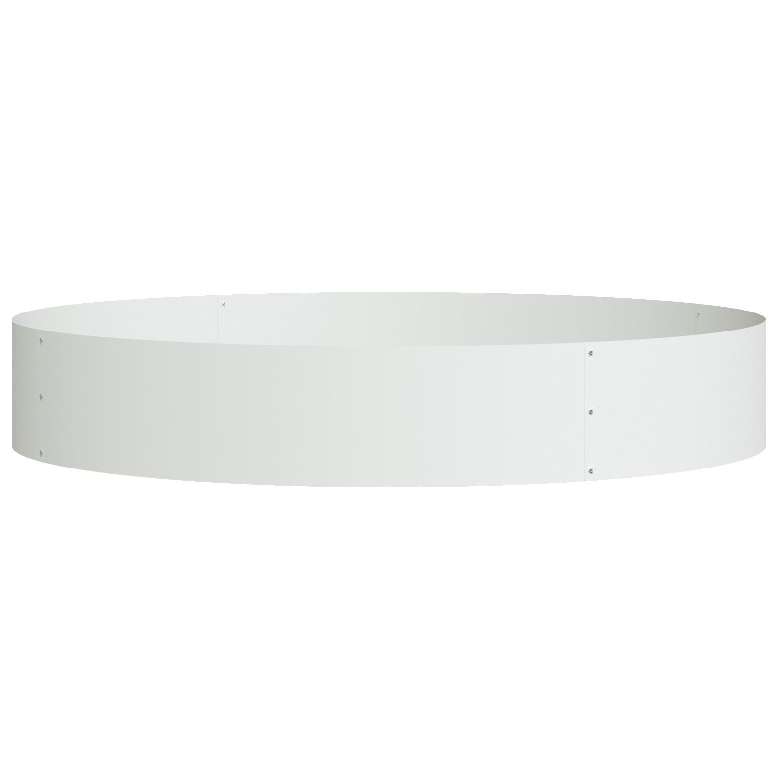 vidaXL Blumentopf Weißer Metalltopf Weiß Metall günstig online kaufen