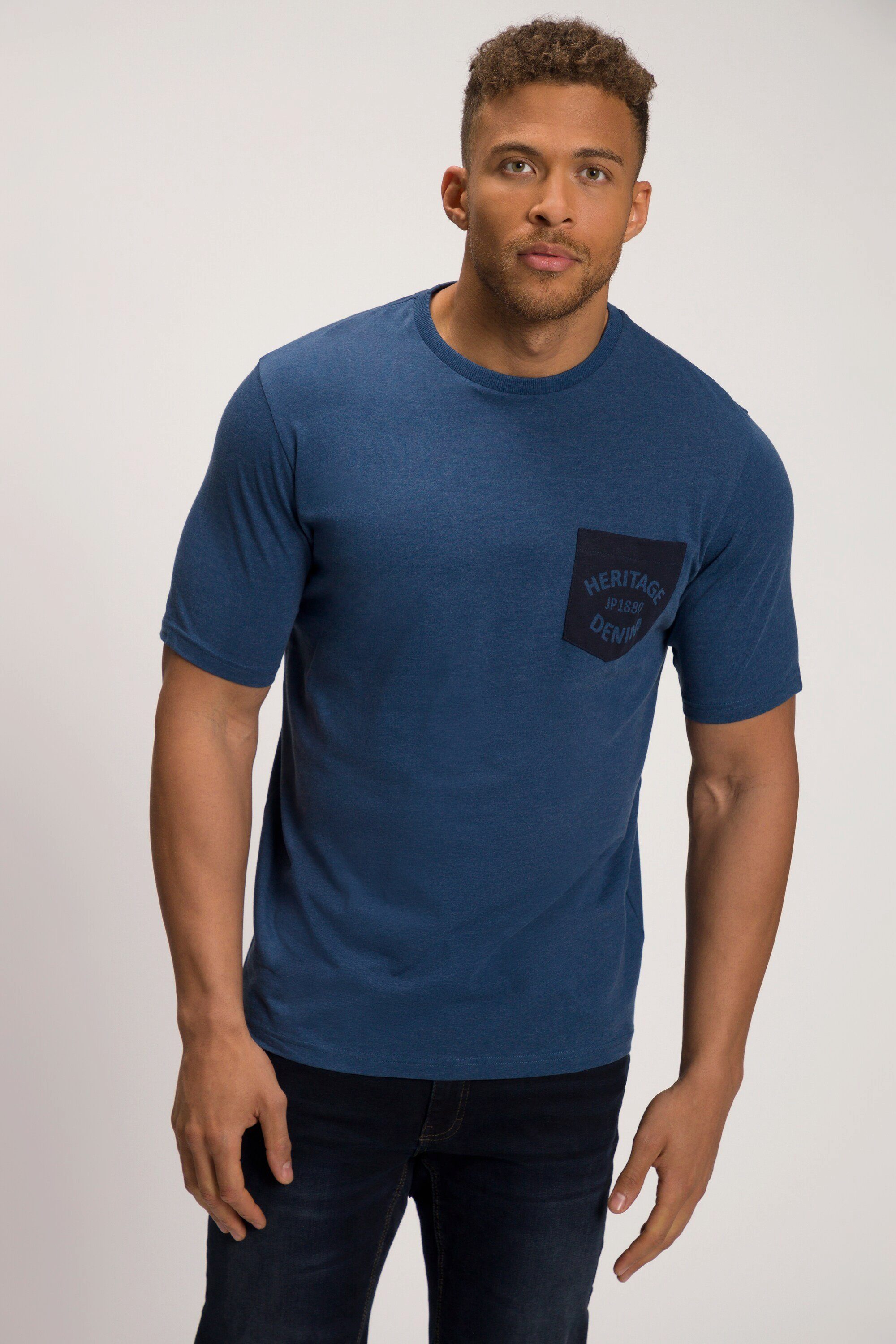 JP1880 T-Shirt T-Shirt Halbarm Vintage Look