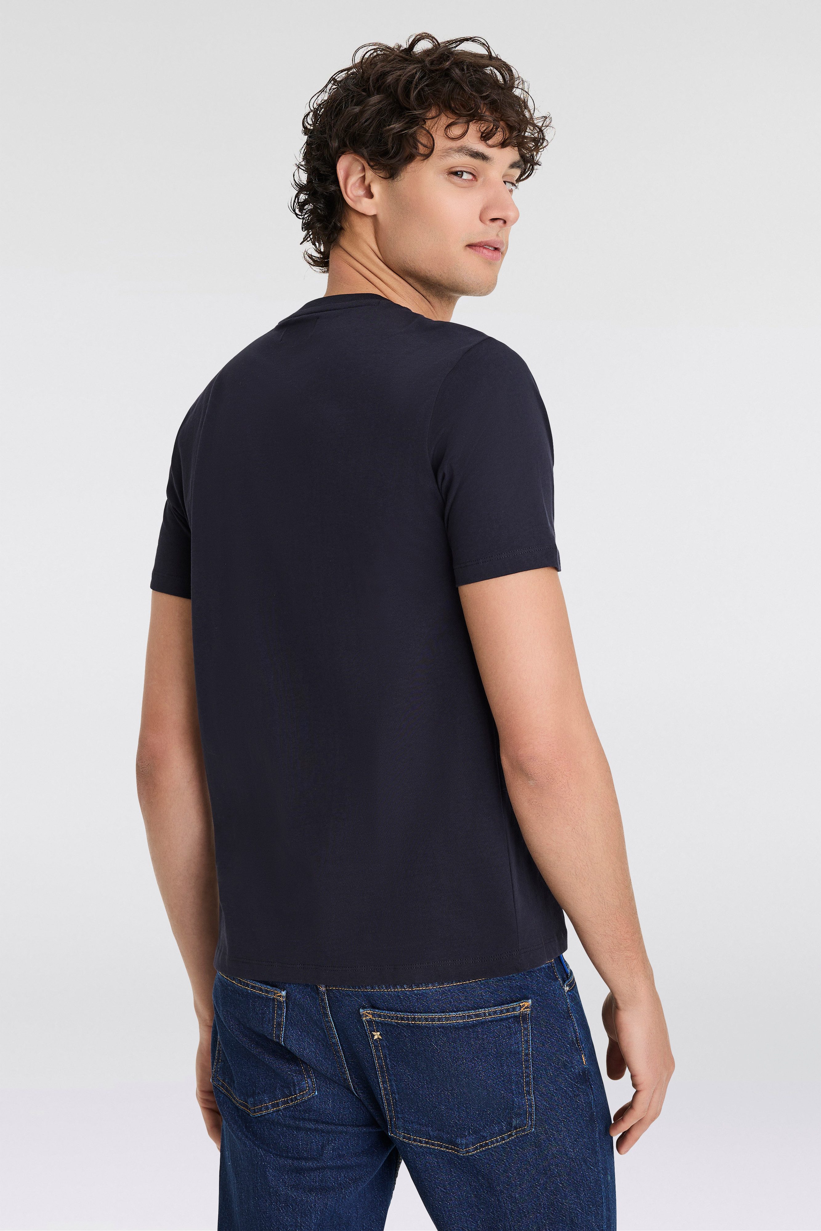 Replay T-Shirt mit Logostickerei auf der Brust