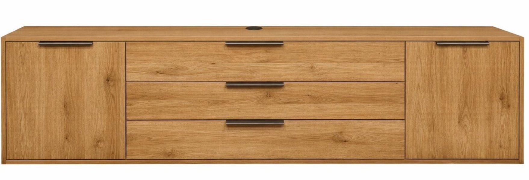 FURNARO Lowboard, in asteiche (artisan) B/H/T: 216x67x45 cm