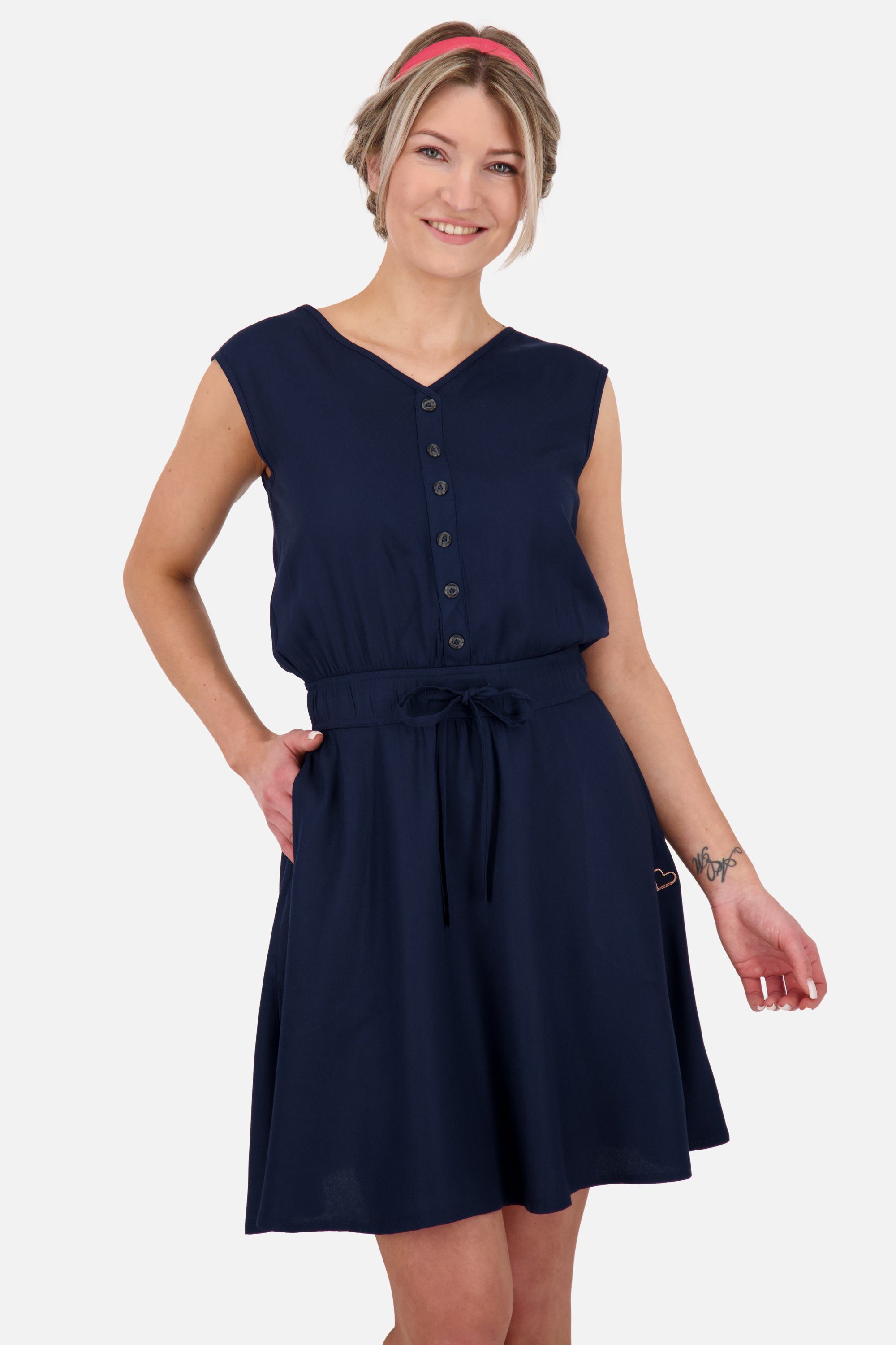 Alife & Kickin Sommerkleid ScarlettAK A Sleeveless Dress Damen Sommerkleid, Kleid marine | Sommerkleider