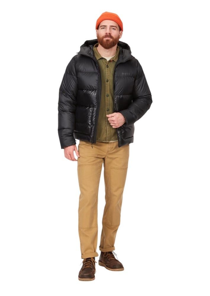 Marmot Winterjacke Winter-Daunenjacke Guides Down Hoody schwarz Herren