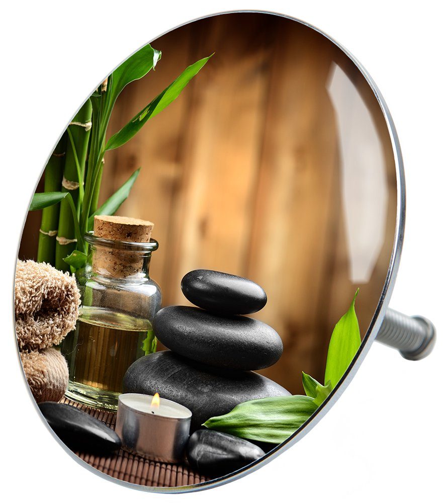 Sanilo Badewannenstöpsel Spa, Ø 7.2 cm, hochwertig, universell, mit Motiv, 100% wasserdicht