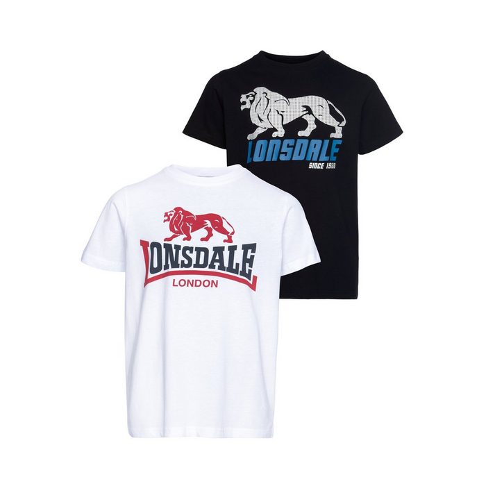 Lonsdale T-Shirt HOLMROOK (Packung 2er-Pack)