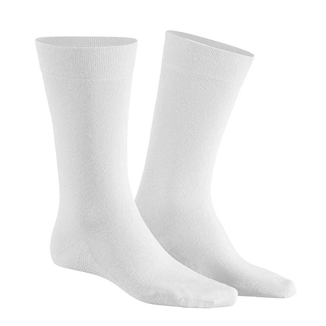 Hudson Basicsocken DRY COTTON (1-Paar) White Herren Feuchtigkeitsregulierende Socken 0008