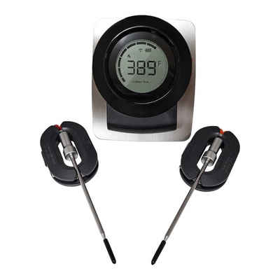 AsVIVA Grillthermometer Smart Wireless BBQ RedNeck Thermometer Bluetooth, App kompatibel, Integrierte Alarmfunktionen, Integrierter Hitzeisolator