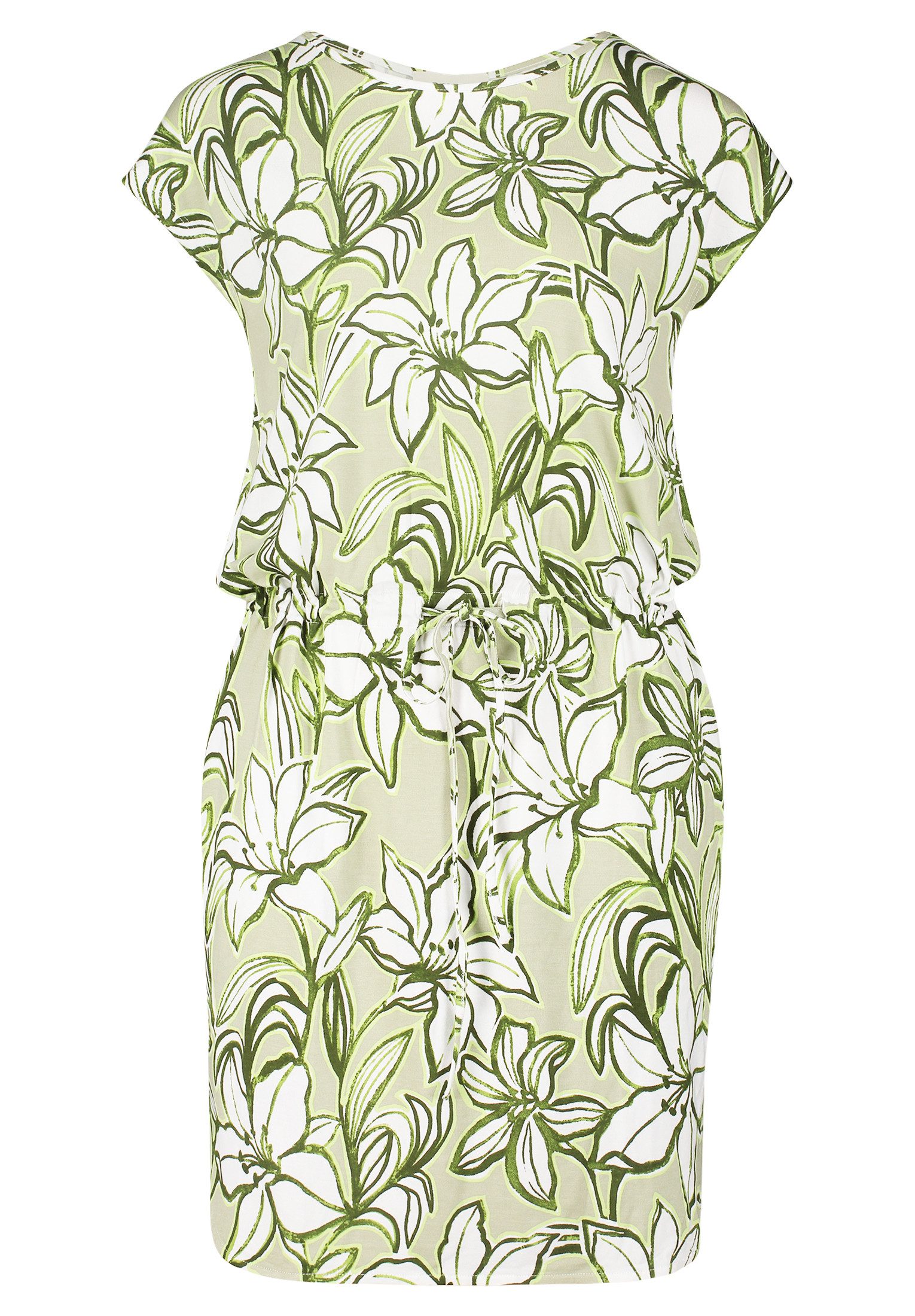 Cartoon Midikleid Kleid Kurz 1/2 Arm