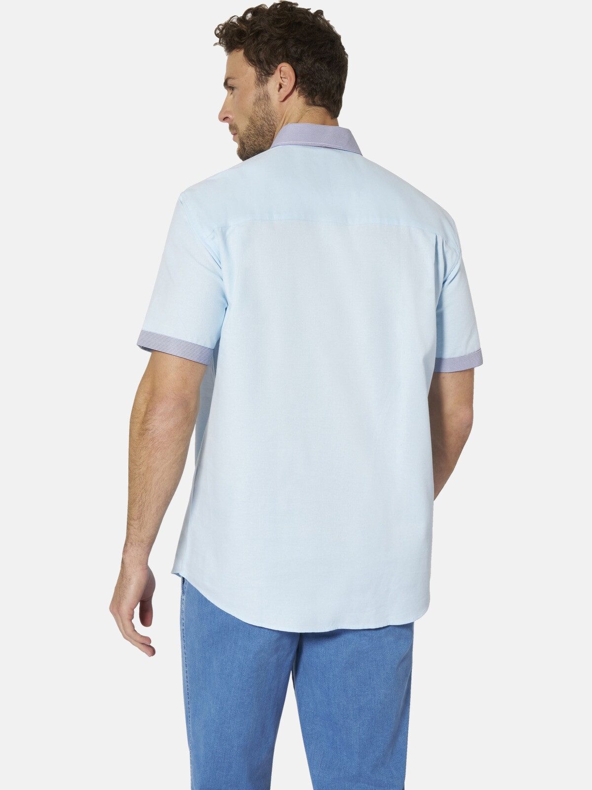 Babista Kurzarmhemd FLOREVETTO mit raffinierten Kontrasten günstig online kaufen