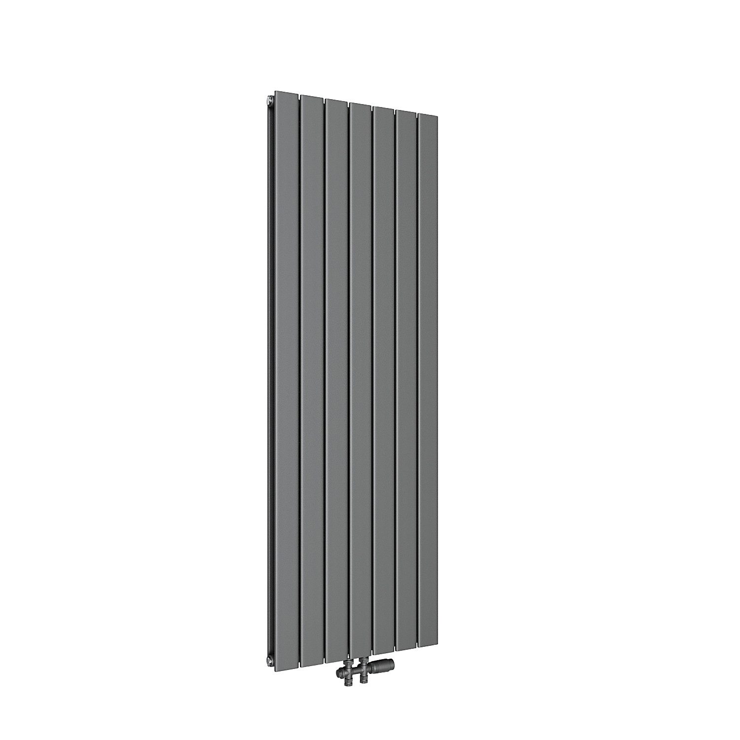 ELEGANT Heizkörper Designheizkörper Flach mit Multiblock,Anthrazit,Bad, 1600/1800x542mm Vertikal, mit Multiblock, Doppellagig/ Einlagig