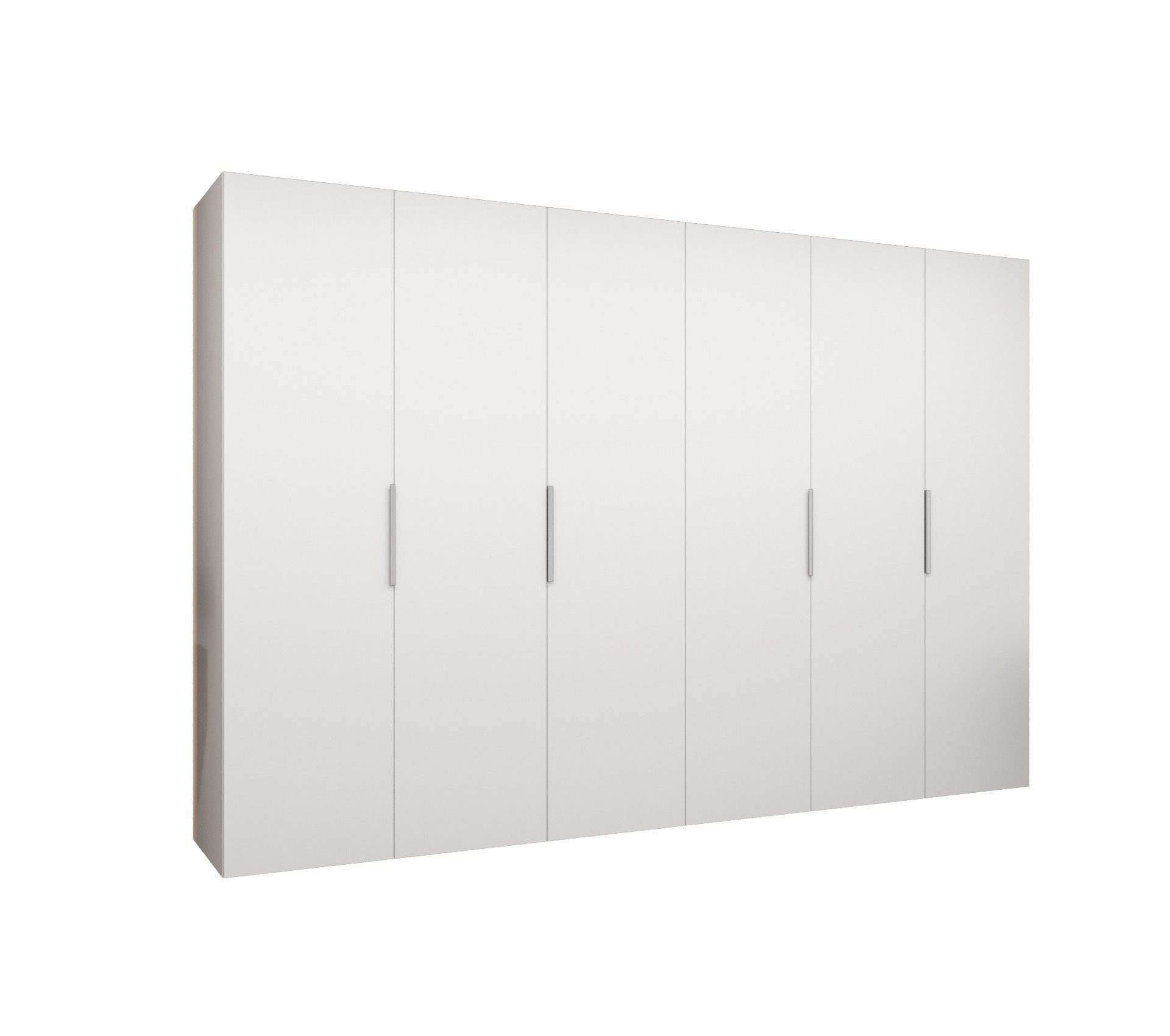 ABIKS MÖBEL Drehtürenschrank MARBELLA 1 Schlafzimmerschrank mit Kleiderstange und Regalen