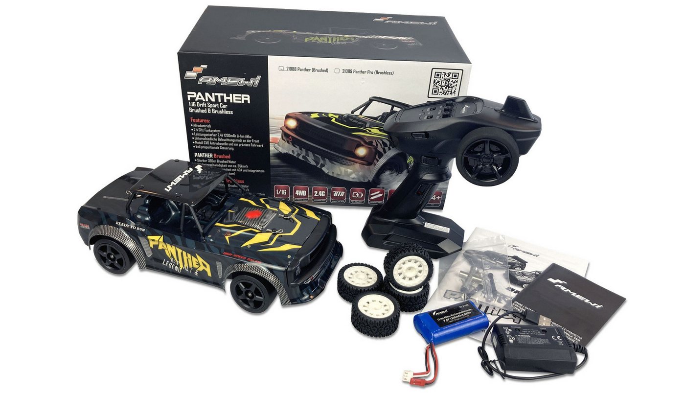 Thumbnail - Amewi RC-Bagger Amewi RC Drift Sports Car Panther Pro 1:16 2,4GHz RTR