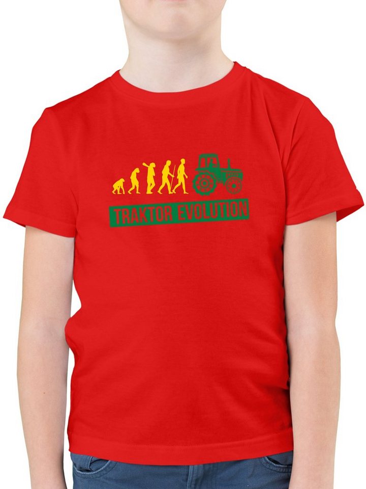Shirtracer T Shirt Traktor Evolution Landwirt Jungen Kinder T Shirt T Shirts Tshirt Traktor Evolution Online Kaufen Otto