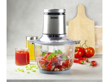 Domo Zerkleinerer, 400 W, Elektrischer Food Chop-per Mehrzweck Zwiebel Gemüse-Schneider Mixer
