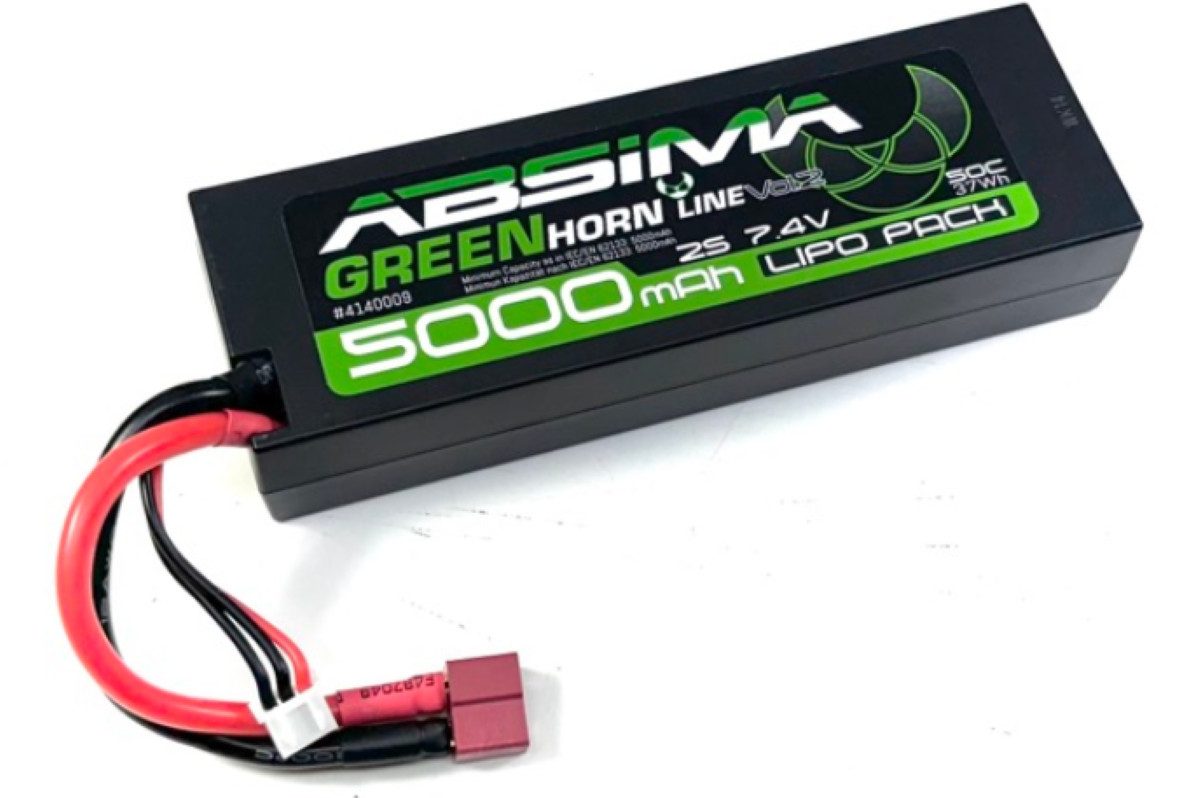 Absima RC Energy Starter Set 5000 (LiPo/Cube 2.0) 4200032 Akku Starter-Set