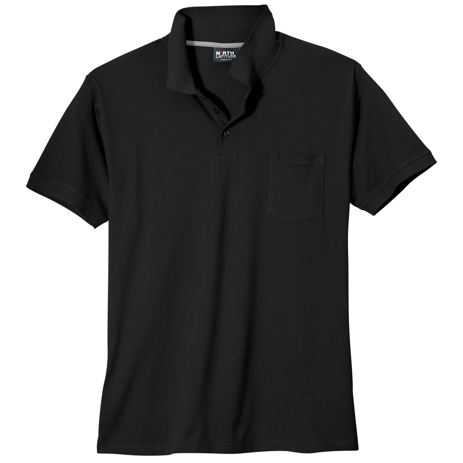north 56 4 Poloshirt North Latitude Poloshirt schwarz Übergröße günstig online kaufen