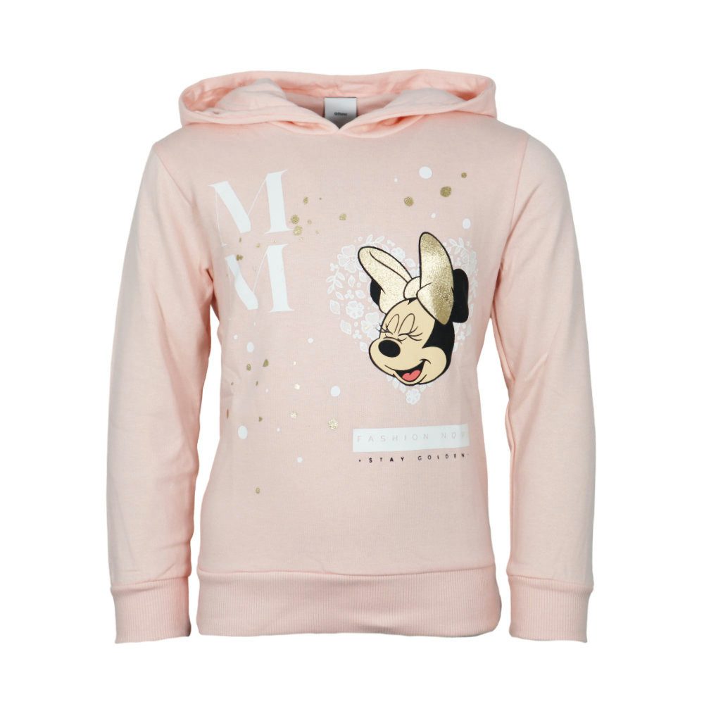 Disney Kapuzenpullover Disney Minnie Maus Mädchen Kinder Kapuzen Hoodie Pullover Gr. 104 bis 152