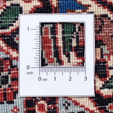 Orientteppich Perser - Bidjar rund - 300 x 300 cm - rot, morgenland, rund, Höhe: 15 mm, Wohnzimmer, Handgeknüpft, Einzelstück mit Zertifikat