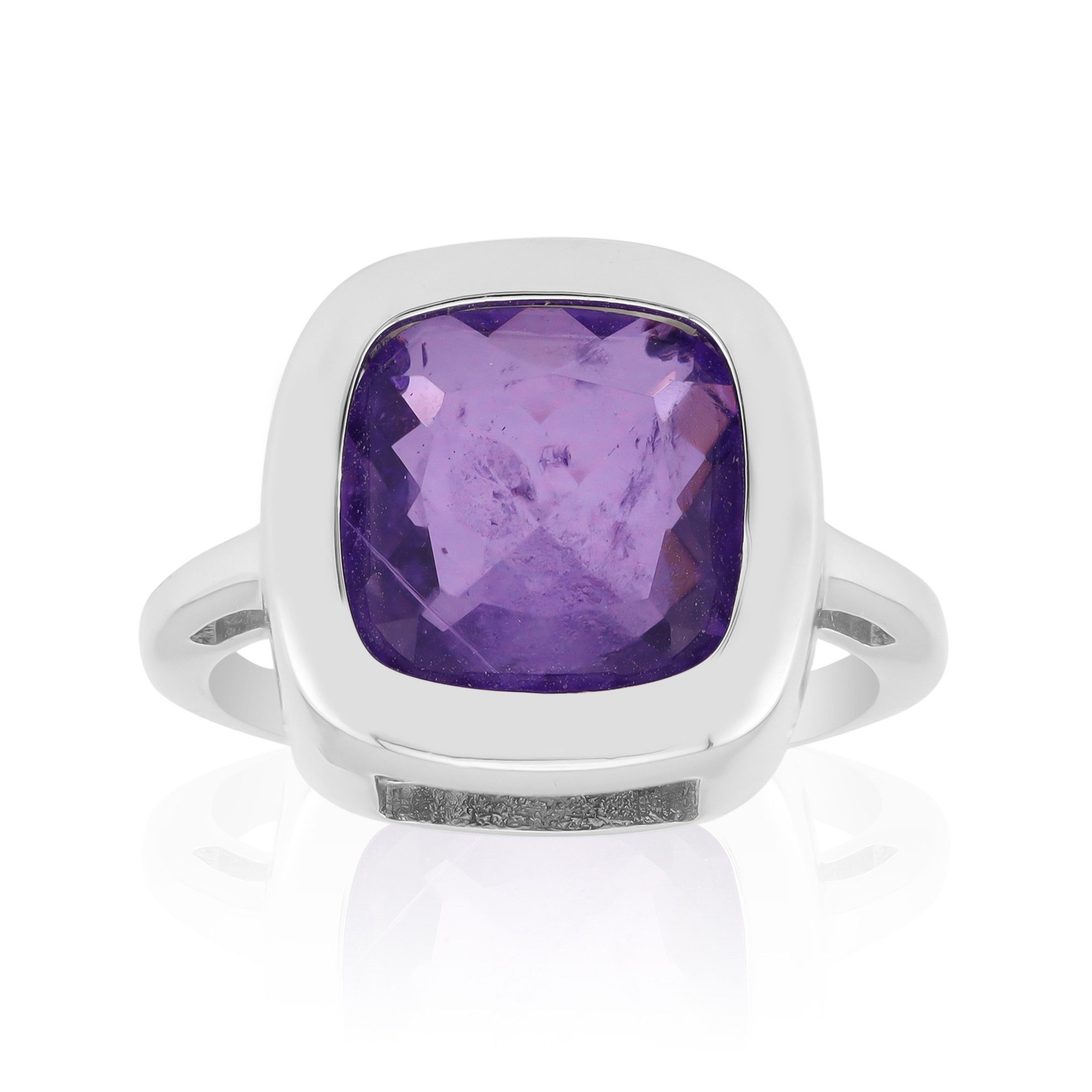 Solitärring Cavill Ring aus 925 Sterling Silber mit 2,80 ct purpur Pastell-Quarz