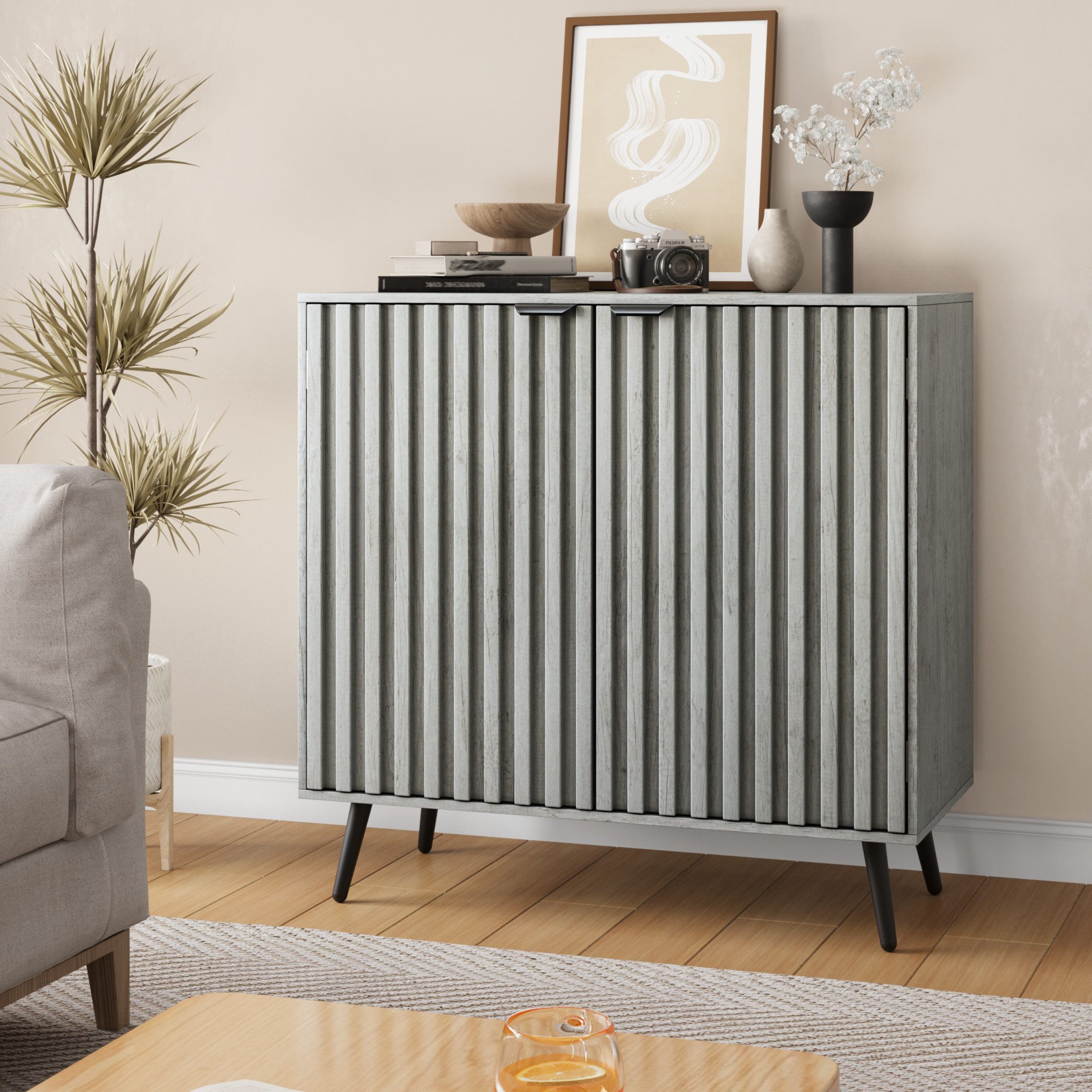 Semiocthome Sideboard Unabhängiger grauer Buffetschrank mit günstig online kaufen