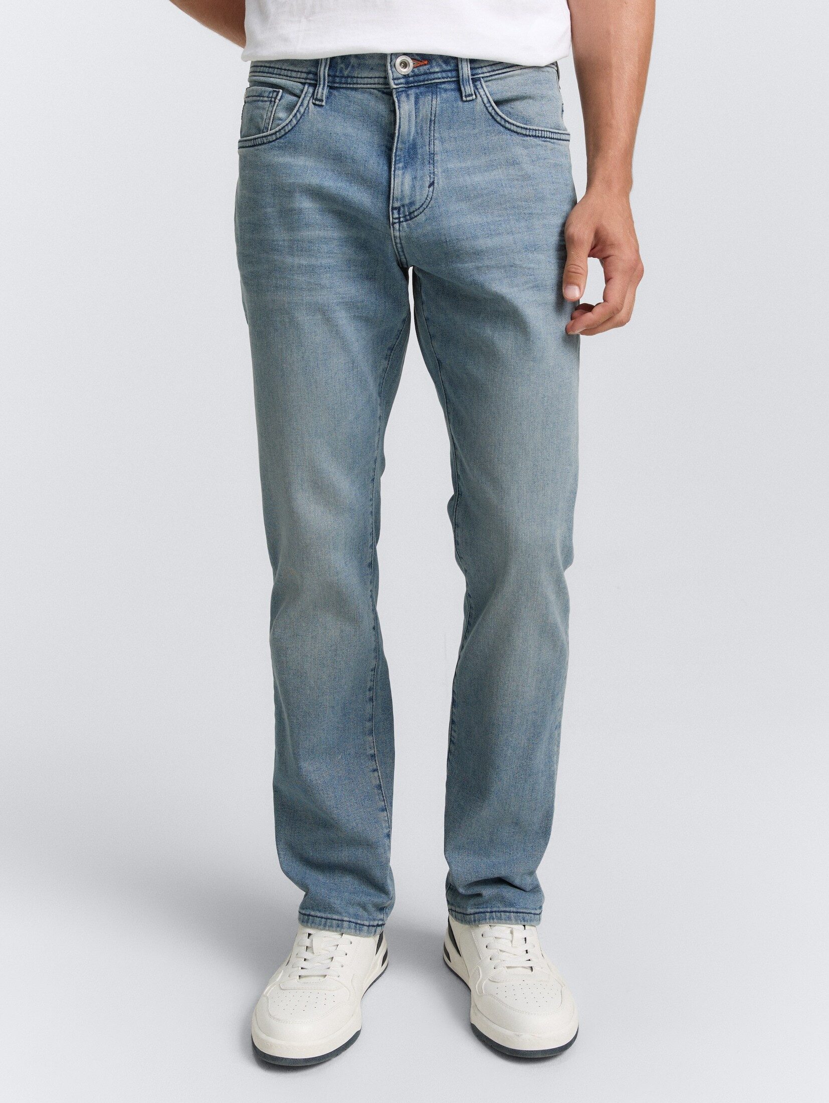 TOM TAILOR Straight-Jeans Jeanshosen TTMARVIN STRAIGHT Jeans mit Stretch günstig online kaufen