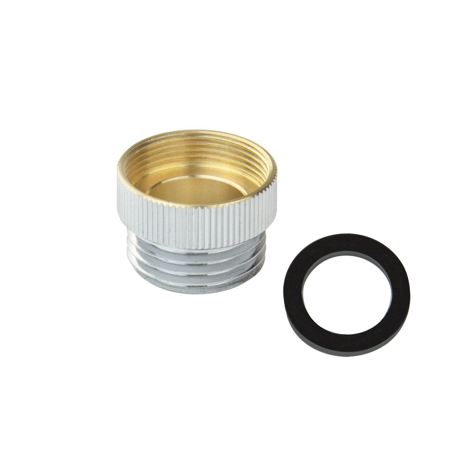 Schlösser Badarmatur Strahlreglerübergang M22 1 IG x 1/2" AG Adapter Armatur Wasserhahn