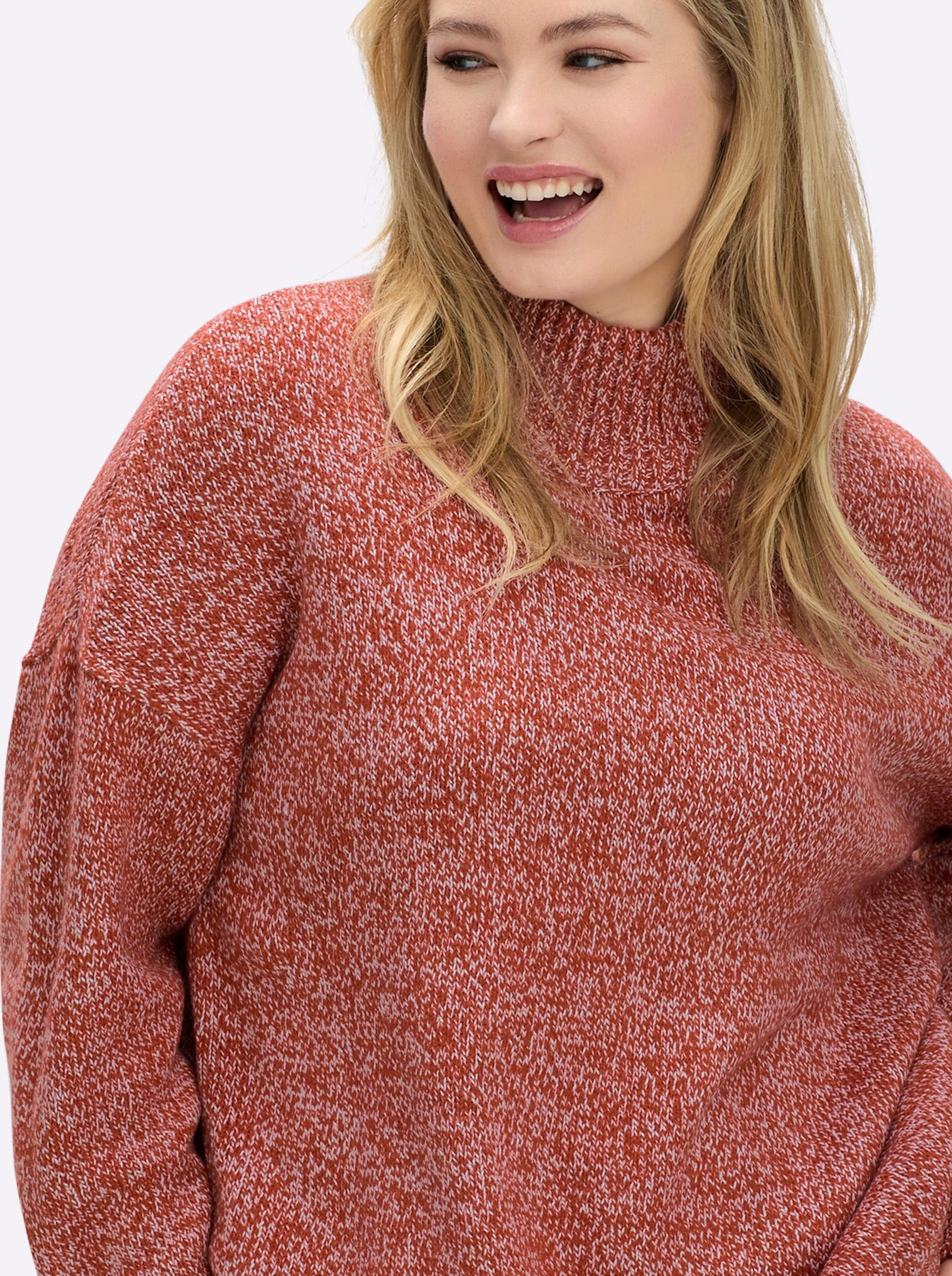 Sheego Strickpullover Pullover Langarm Jersey