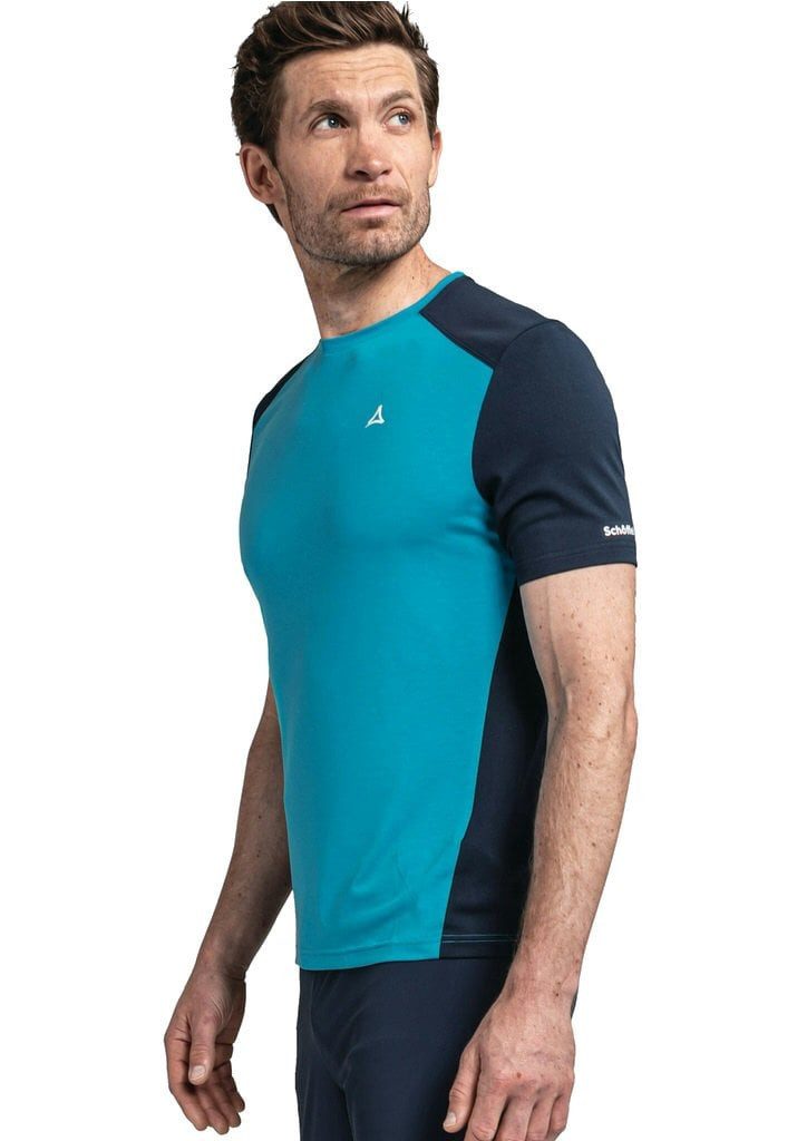 Schöffel T-Shirt Solvorn1 (4-Wege-Stretch, leicht) blau Herren