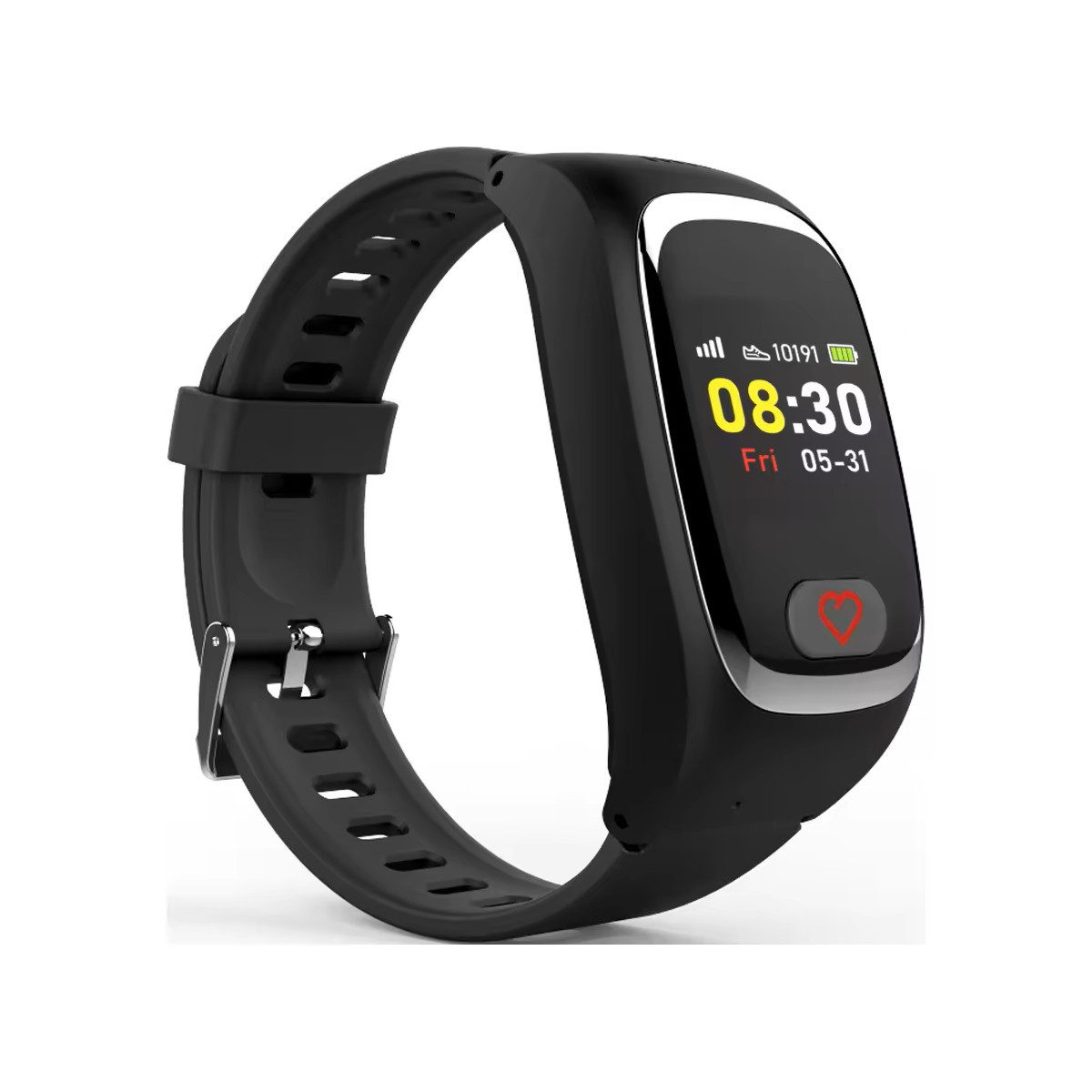 NikuTRAX Krankenpflegeuhr Notrufuhr mit aktivierter SIM & GeoTRAX Portal