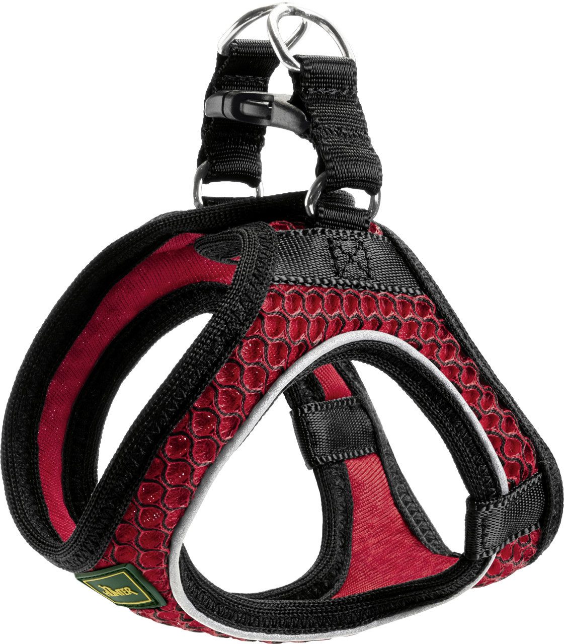 Hunter Hunde-Geschirr Hunter Hundegeschirr Hilo Comfort S rot, Polyester