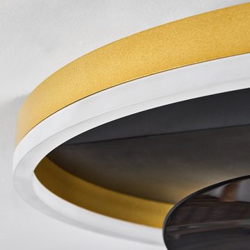 hofstein Deckenventilator »Civitaluparella« dimmbare Deckenlampe, Ventilator, Metall/Kunststoff
