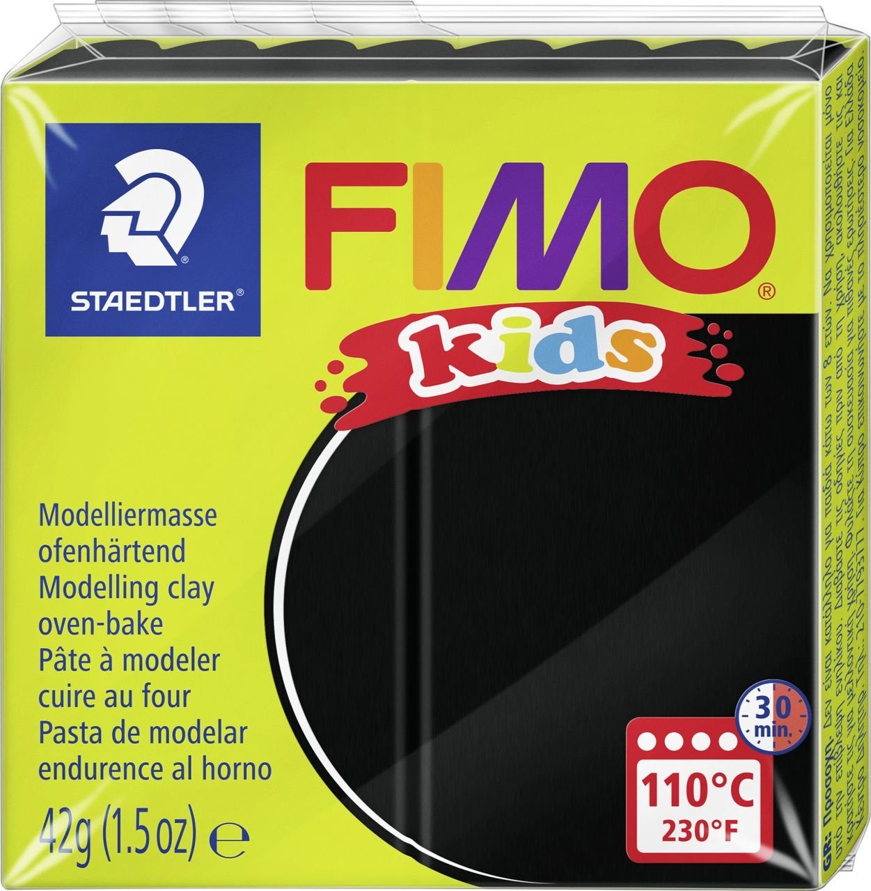 STAEDTLER Bastelfilz Fimo Kids schwarz 42 g