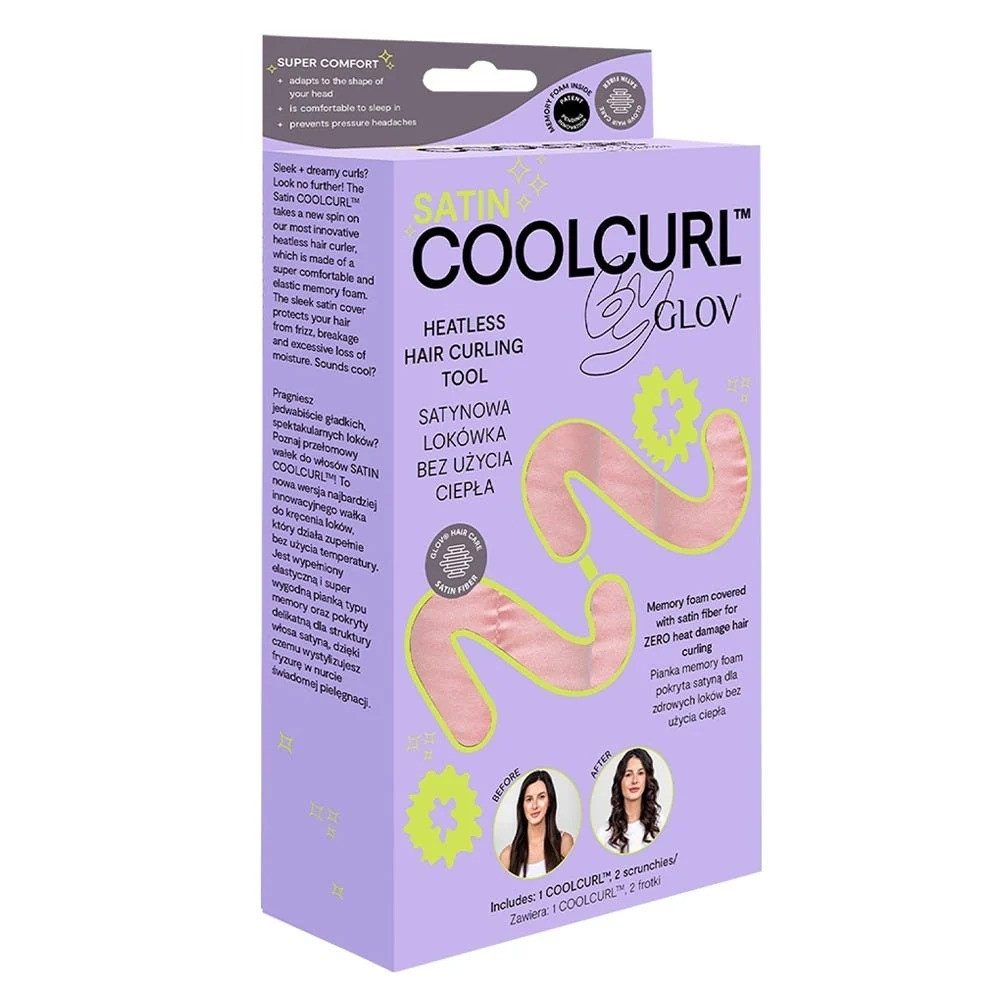Glov Lockenwickler Satin CoolCurl Satin Curl ohne Hitzeeinwirkung und Frottee