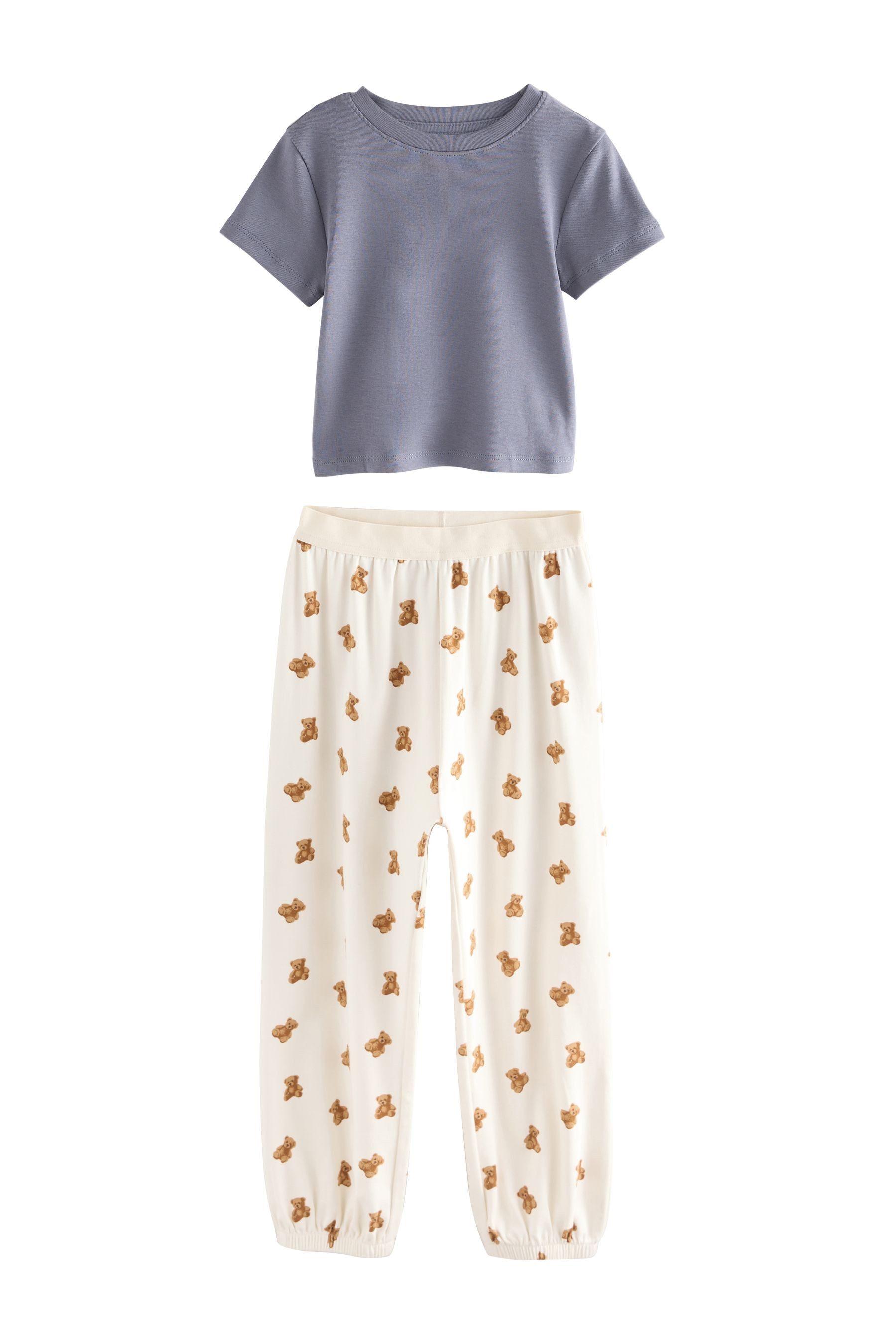 Next Pyjama Schlafanzug mit Jogginghose im 3er-Pack (6 tlg) – Bild 5 von 5