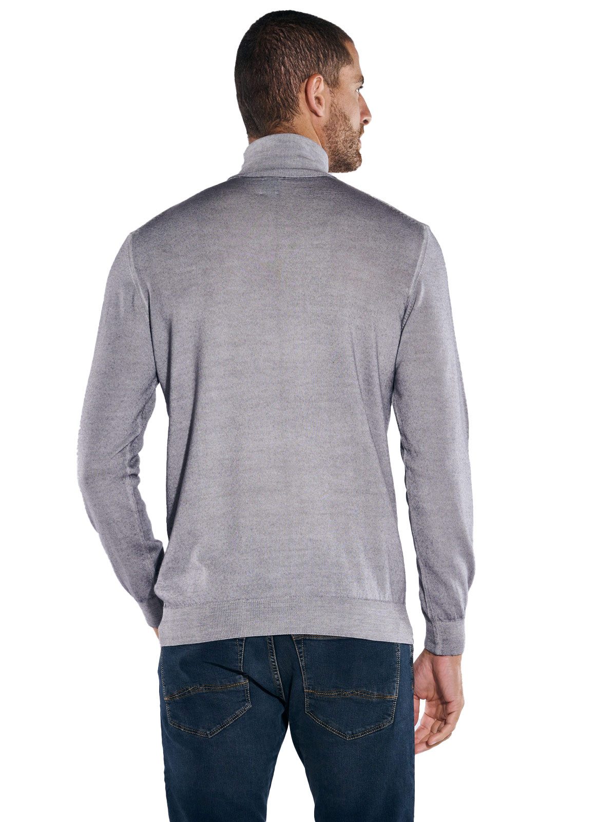 Engbers Rollkragenpullover engbers Herren Pullover mit Rollkragen, Silbergr günstig online kaufen
