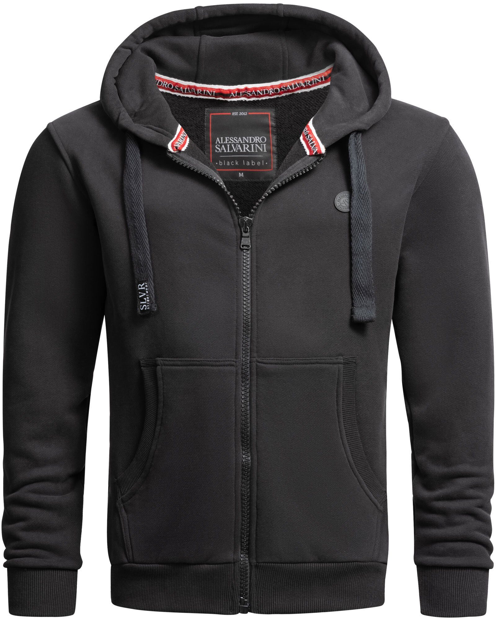 Alessandro Salvarini Sweatjacke ASLomborio warme Kapuzenjacke