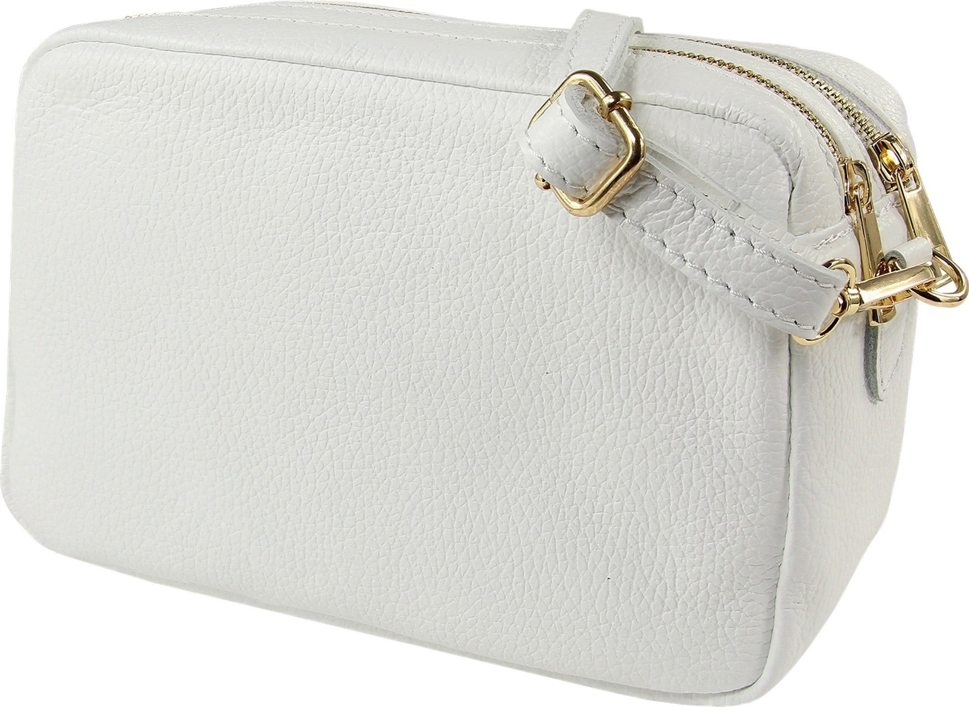 Umhängetasche Toscanto Tasche weiß Umhängetasche mittel