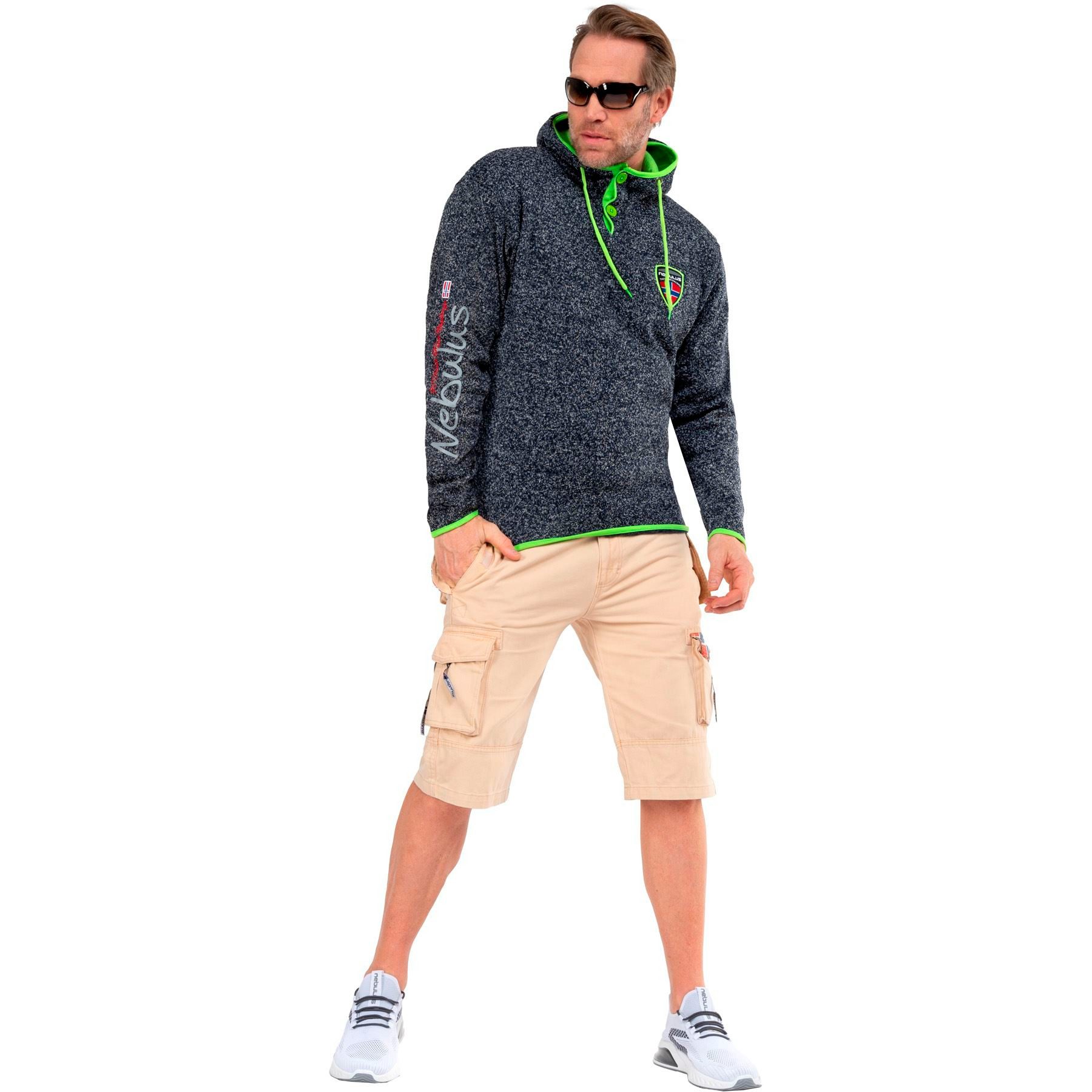 Nebulus Hoodie STITCH, P5051 - Herren, navy, M