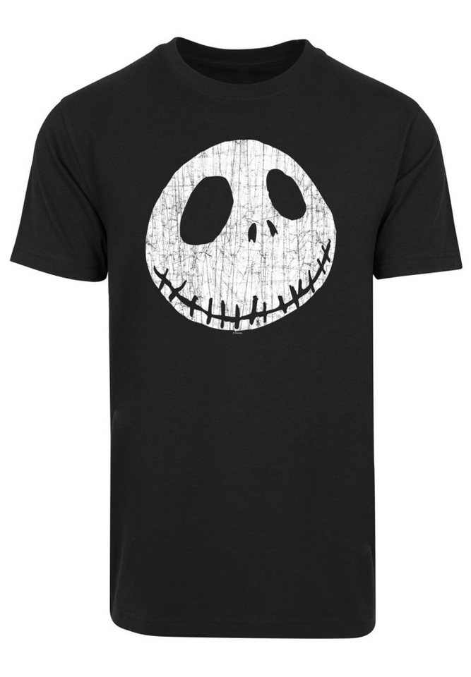 F4NT4STIC T-Shirt Disney The Nightmare Before Christmas Jack Cracked Face  Print