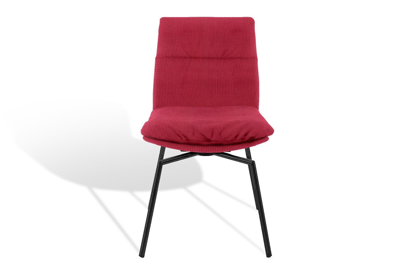 KFF Esszimmerstuhl Esszimmerstuhl Faye Cord pink