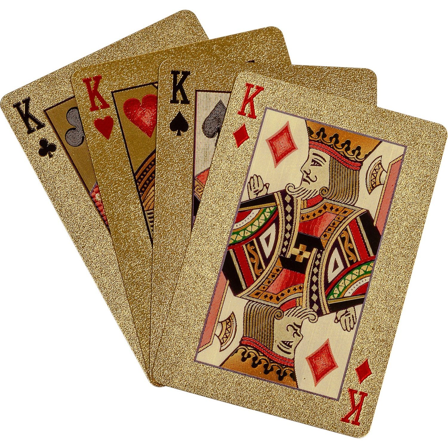 Varianten: Black Spielkarten Design PLANET Kunststoff, Plastik GAMES Gold Spielesammlung, aus Gold Black Games Silver, Poker / / Planet® Pokerkarten