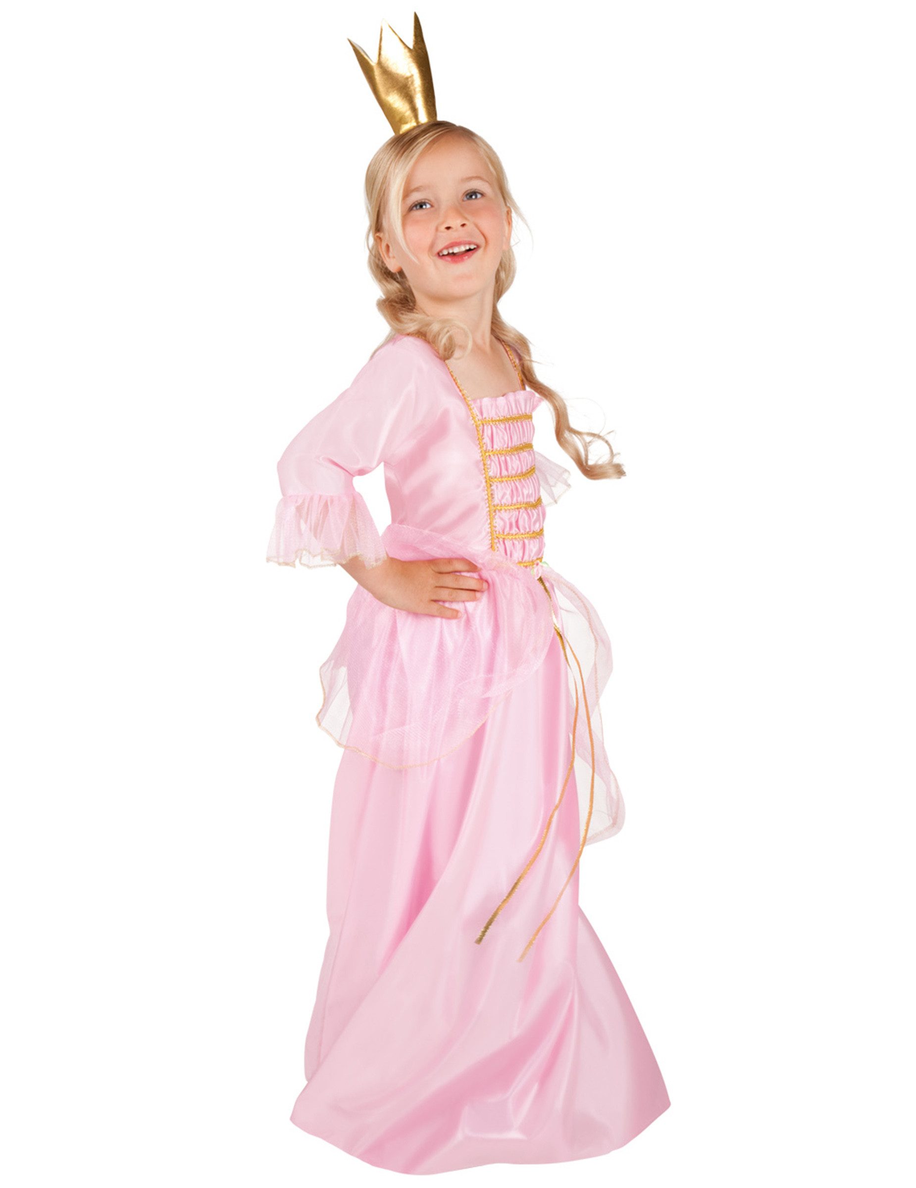 Kostüm Zauberhafte Traumprinzessin Kinderkostüm rosa-gold