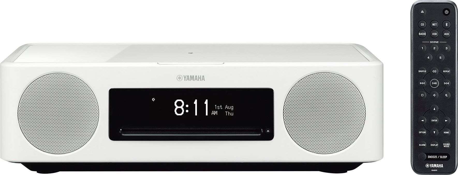 Yamaha MusicCast 200 Multiroom-Lautsprecher (Bluetooth, WLAN, 50 W, Qi kabellose Ladefunktion,Streaming-Dienste,Airplay 2,Alexa,Google)