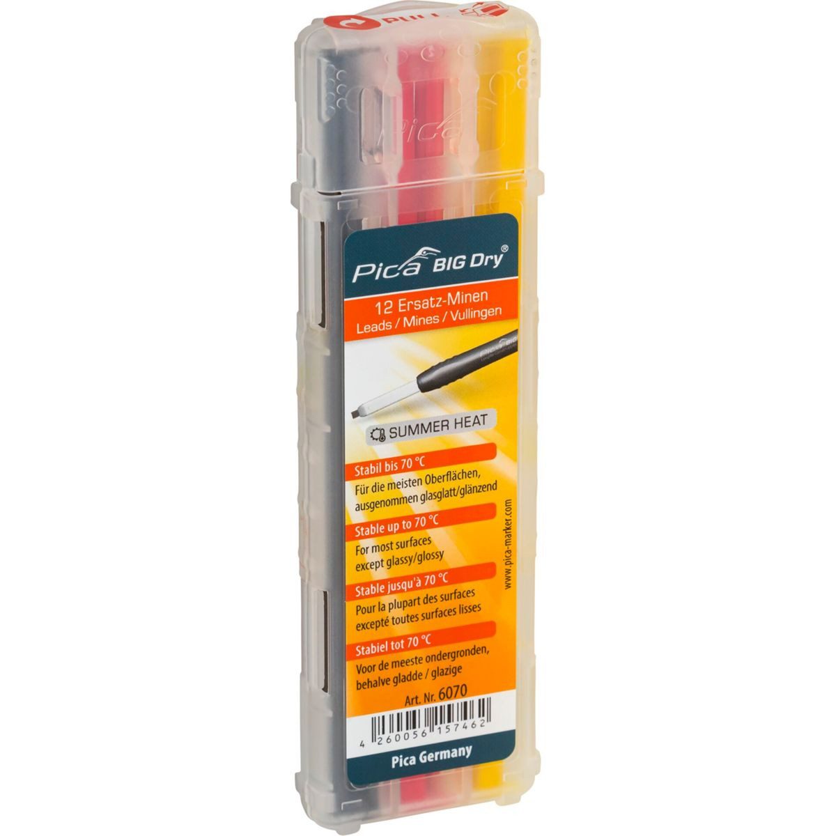 Pica-Marker Kreidemarker Pica BIG DRY Minen-Set SUMMER HEAT
