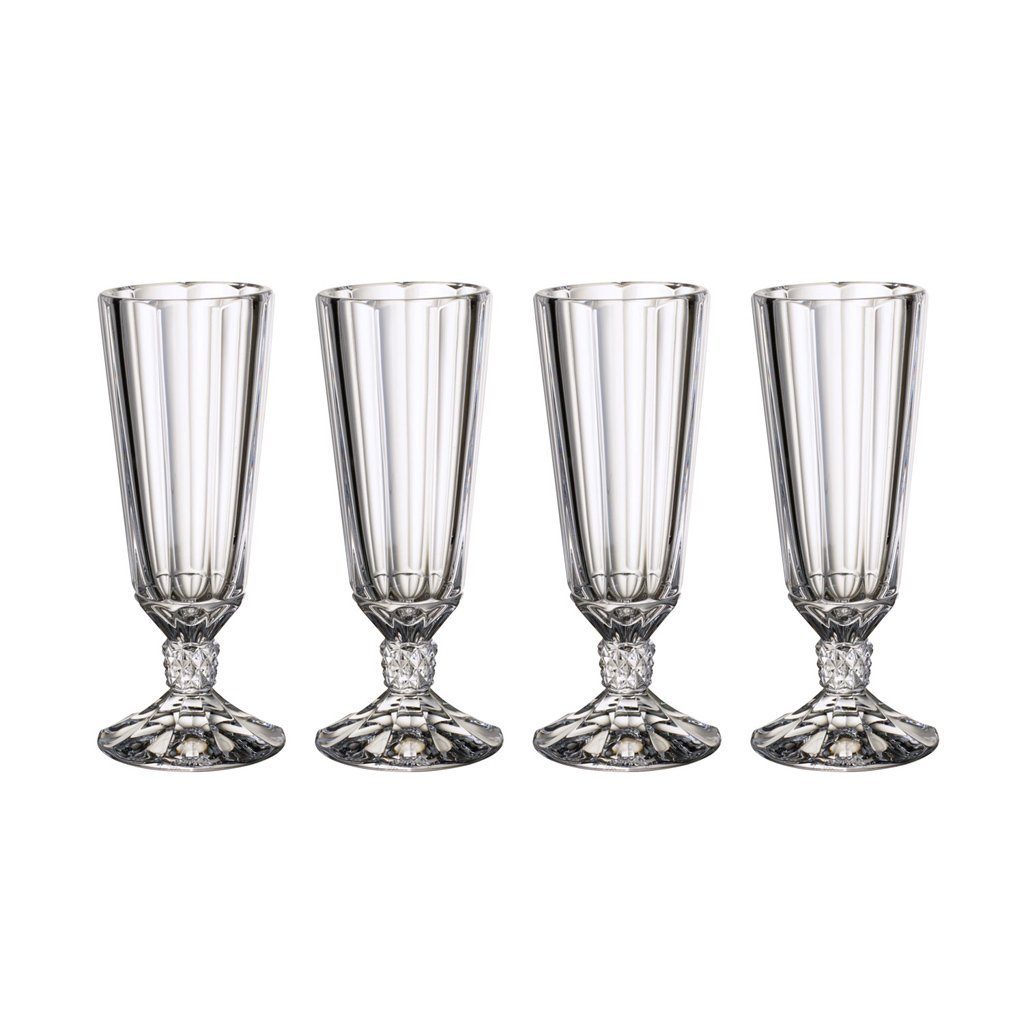 Villeroy & Boch Gläser-Set Opéra Sektkelch Set 4er-Set, Glas